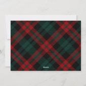 エレガント聖降誕祭のミニマリスト シーズンカード (裏面)