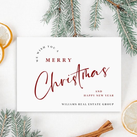 エレガント聖降誕祭のミニマリスト シーズンカード