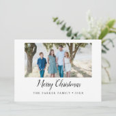 エレガント聖降誕祭のメリークリスマス 招待状 (スタンド正面)