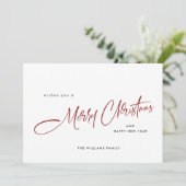 エレガント聖降誕祭の挨拶 シーズンカード (スタンド正面)