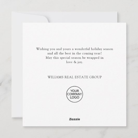 エレガント聖降誕祭の構成企業の挨拶 シーズンカード (裏面)