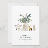 エレガント聖降誕祭の構成企業の挨拶 シーズンカード (正面)