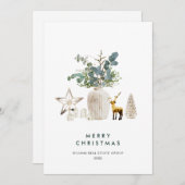 エレガント聖降誕祭の構成企業の挨拶 シーズンカード (正面/裏面)