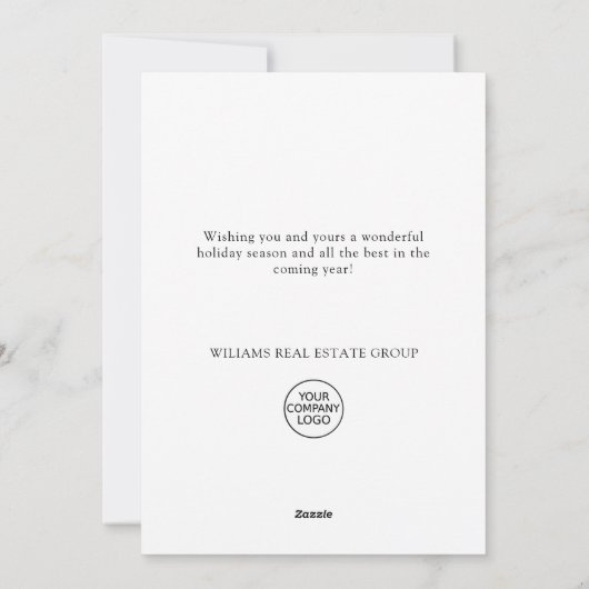 エレガント聖降誕祭の構成企業の挨拶 シーズンカード (裏面)