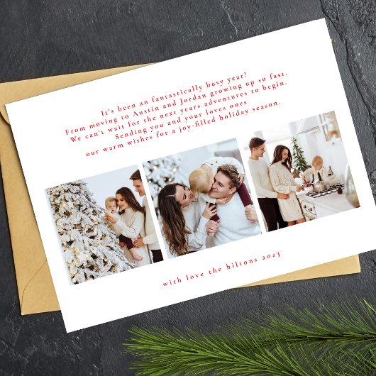 エレガント聖降誕祭 | 6枚の写真数々のが幸せ シーズンカード