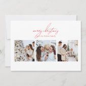 エレガント聖降誕祭 | 6枚の写真数々のが幸せ シーズンカード (正面)