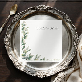 エレガント背ユ離れーカリ結婚の スタンダードカクテルナプキン