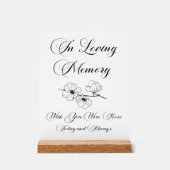 エレガント脚本「ここに来てほしい」メモリアル標識 アクリルサイン (正面)