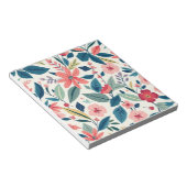 エレガント自然インスパイアフローラ ノートパッド (アングル)