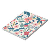 エレガント自然インスパイアフローラ ノートパッド (回転)
