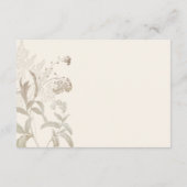 エレガント自然フローラ結婚詳細 エンクロージャーカード (裏面)