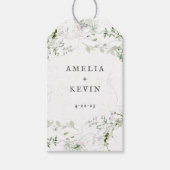 エレガント自然名パーソナライズされた付 ギフトタグ (正面)
