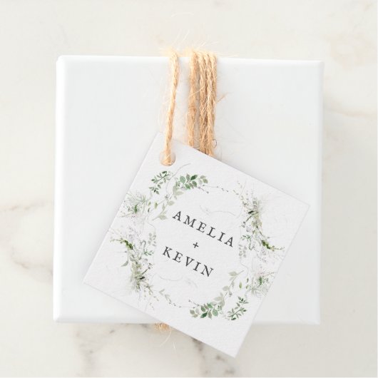 エレガント自然名パーソナライズされた付 フェイバータグ (インサイチュ)