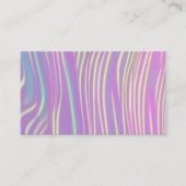 エレガント自筆証書抽象芸術線プロフェッショナル 名刺 (正面)