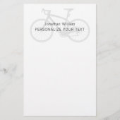 エレガント自転車シンプルレトロ個人文房具 便箋 (正面)