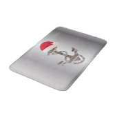 エレガント航海のいかり+サンタハット | バスマット (アングル)