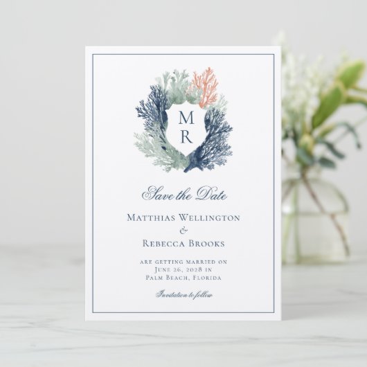 エレガント航海のクラシッククレストマリン結婚ズ セーブザデート (スタンド正面)