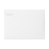 エレガント航海のシーセモダンル結婚ズ ラップアラウンドラベル (正面)