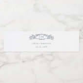 エレガント航海の紋紋モノグラム結婚病 ペットボトルラベル (シングルラベル)