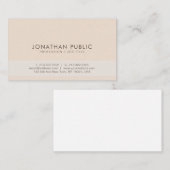 エレガント色モダンお洒落テンプレートプロフェッショナル 名刺 (正面/裏面)