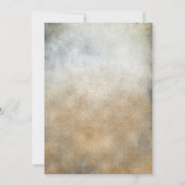 エレガント色彩の鮮やか銅リハーサルディナー招待状 招待状 (裏面)