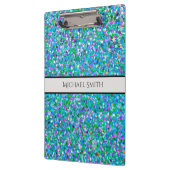 エレガント色数々のモザイクモダングリグリッター#2 クリップボード (左)