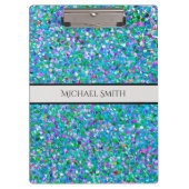 エレガント色数々のモザイクモダングリグリッター#2 クリップボード (正面)