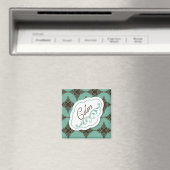 「エレガント色」の注意ランドリー・ラベル・マグネット マグネット (インサイチュ (食洗機))