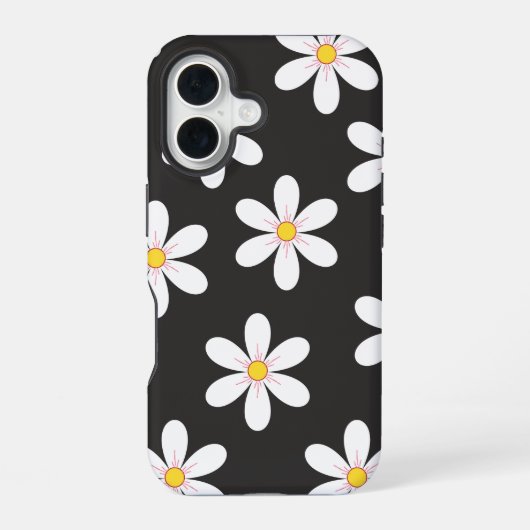 エレガント花びらの電話ケース iPhone 16ケース (裏面)