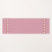 エレガント花オンライトバラ金ゴールドシェード ヨガマット (正面(横))