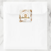 エレガント花シール スクエアシール (バッグ)