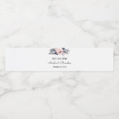 エレガント花ブライダルシャワー結婚の ペットボトルラベル (シングルラベル)