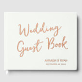 エレガント花婿の結婚脚本 ゲストブック (正面)