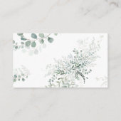 エレガント花嫁のユーカリレシピ エンクロージャーカード (裏面)