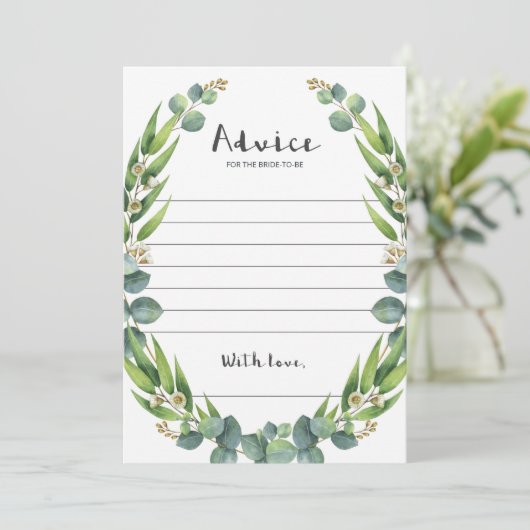 エレガント花嫁の水彩ユーカリアドバイス (スタンド正面)