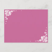 エレガント花嫁ブライダルシャワーパーティの招待状3 インビテーションポストカード (裏面)