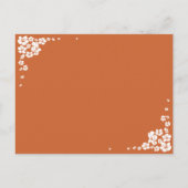 エレガント花嫁ブライダルシャワーパーティの招待状5 インビテーションポストカード (裏面)