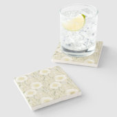 エレガント花石コースター ストーンコースター (横)