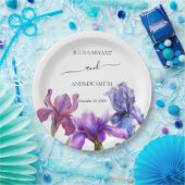 エレガント花結婚の ペーパープレート (パーティー)