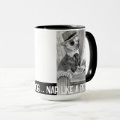 エレガント花読新聞 マグカップ (正面右)