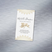 エレガント花 マグネット名刺 (インサイチュ)