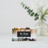 エレガント花 名刺 (スタンド正面)