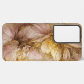 エレガント花 SAMSUNG GALAXYケース (左側面)