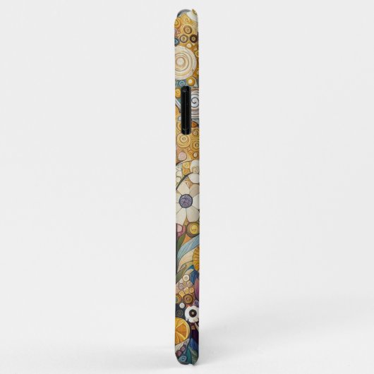 エレガント芸術的アンティークアールヌーボースタイルフローラ Case-Mate iPhoneケース (裏面/右)