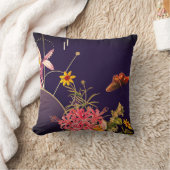 エレガント芸術的植物学 クッション (ブランケット)