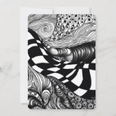 エレガント芸術的白黒金ゴールド及び埃バラ (裏面)