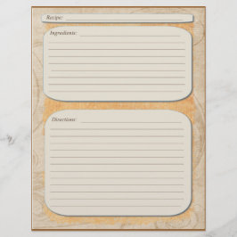 エレガント茶色のオレンジ色のフェードレシピ