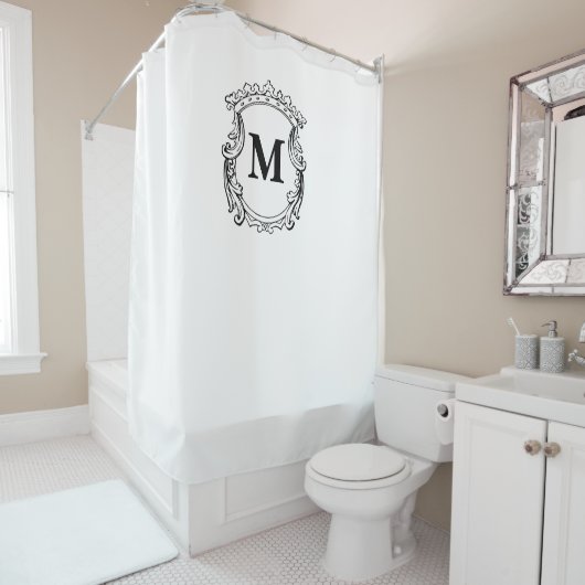 エレガント華美カスタム シャワーカーテン (インサイチュ)