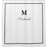 エレガント華美カスタム シャワーカーテン (正面)