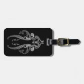 エレガント華美ゴシックデザイン ラゲッジタグ (正面横)